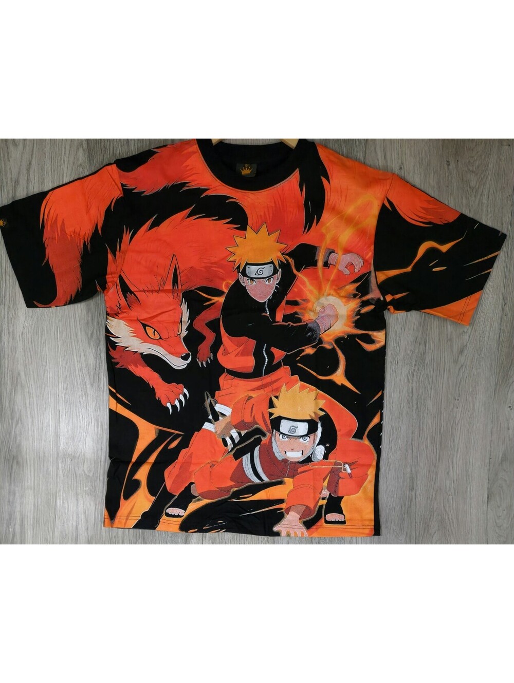 Naruto Uzumaki Shippuden Anime AOP Limited T-shirt Size XL Kakuzu Akatsuki